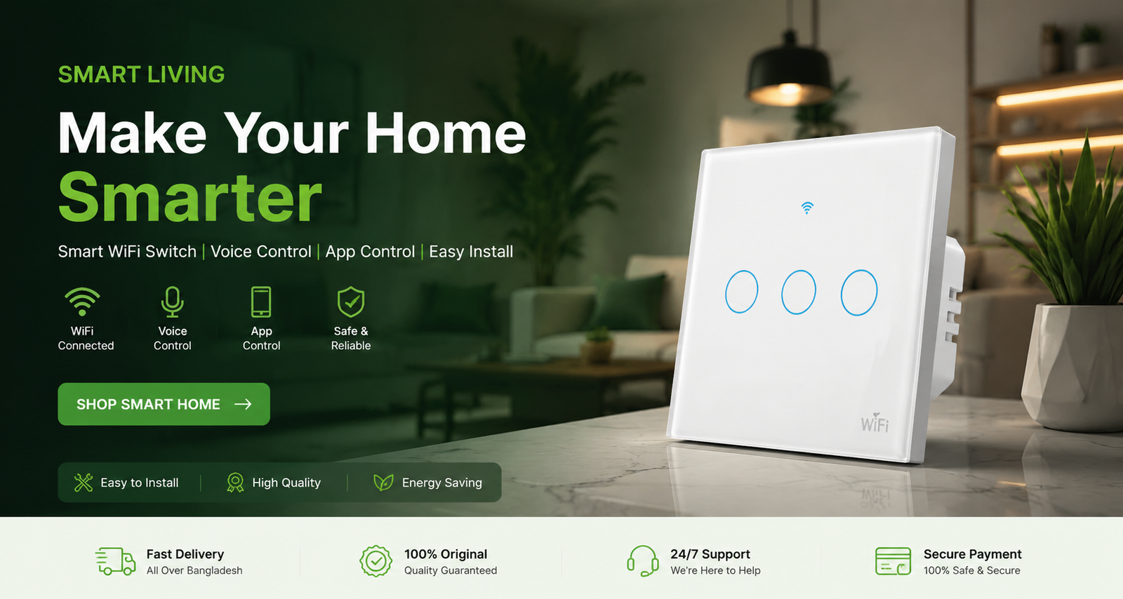 TriptiMart Wi-Fi Smart Switch
